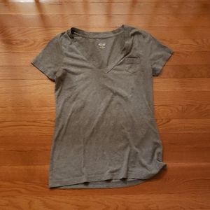 Mossimo Supply Co Large Grey Fitted Tee